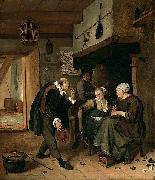 Jan Steen Oude Vrijer - Jonge Meid oil painting
